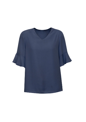 Picture of Biz Corporates Ladies Aria Fluted Sleeve Blouse